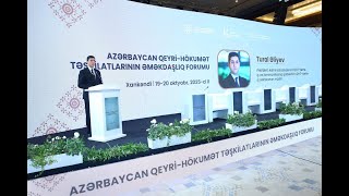 PA-nın QHT-lərlə iş və kommunikasiya şöbəsinin QHT-lərlə iş sektorunun müdiri Tural Əliyevin çıxışı