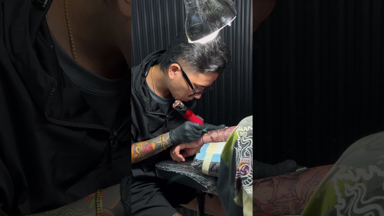 🔥4 hands, 2 days, 1 masterpiece🔥#morgansinktattoo #tattoo #tattooartist