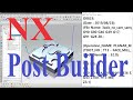 NX CAM - How to Create Customized Mill 3axis Fanuc post with NX POST BUILDER & TCL #1