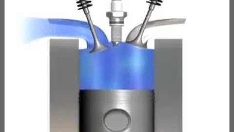 4 stroke engine animation