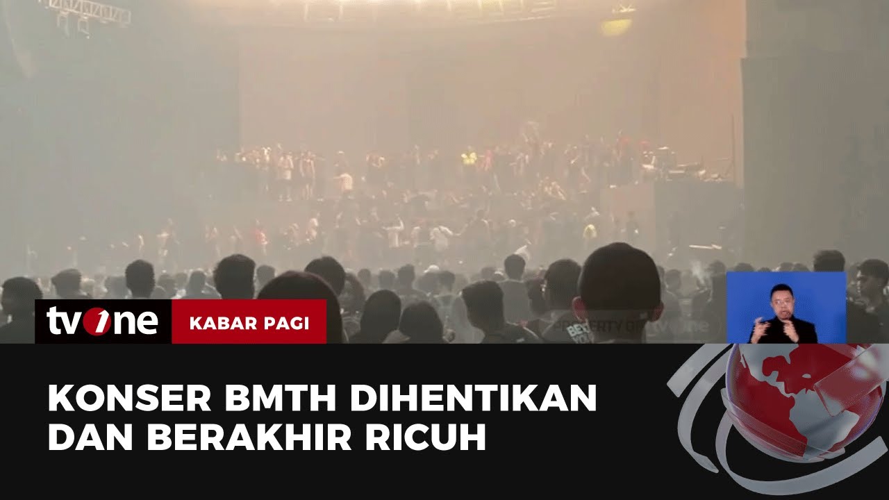 Konser BMTH di Ancol Berakhir Ricuh usai Acara Dihentikan | Kabar Pagi tvOne