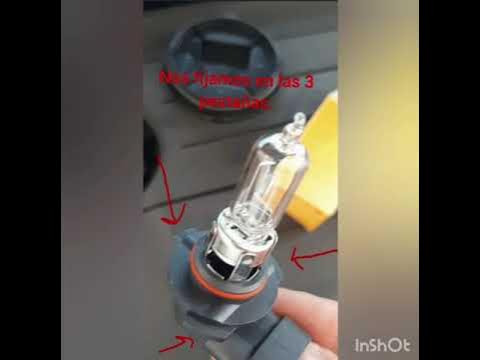 KIA NIRO . Faro delantero derecho cambio bombilla fundida . Headlight