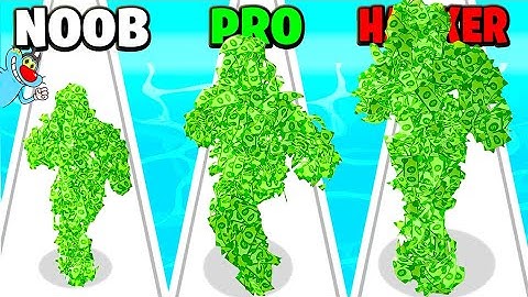 NOOB vs PRO vs HACKER| Money Level Up 3D | With Oggy And Jack | Rock Indian Gamer |