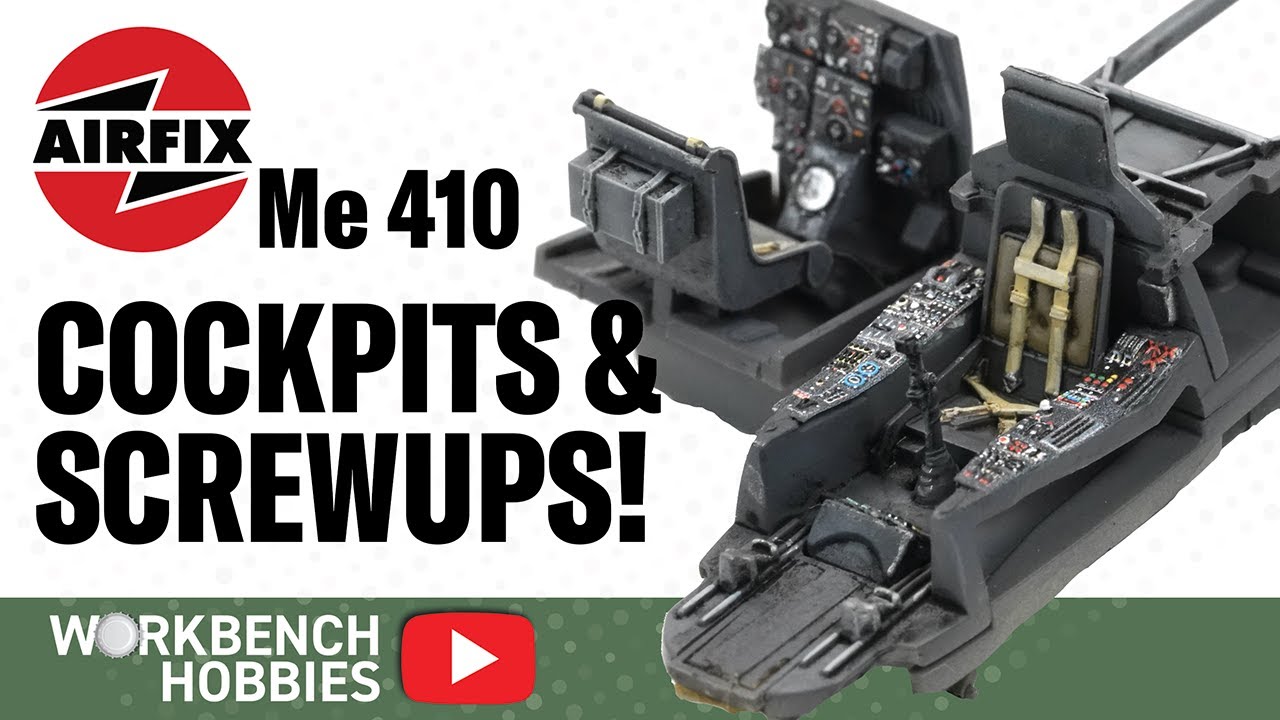 AIRFIX Me410 - Avoid these common mistakes! Cockpits and Screwups!