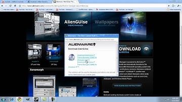 Media player and Themes from alien ware