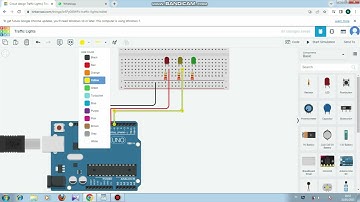 SIMULASI LAMPU LALU LINTAS (Arduino – Tinkercad) || Kelompok 1 IFM