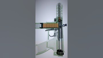 TEC-9 semi-automatic pistol (animation)