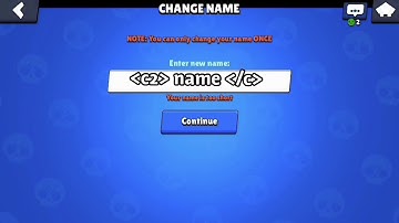 Brawl stars | How to change your name color.