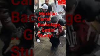 Canelo Had Mexican Cartel Backstage... Gettin' Sturdy! #youtube