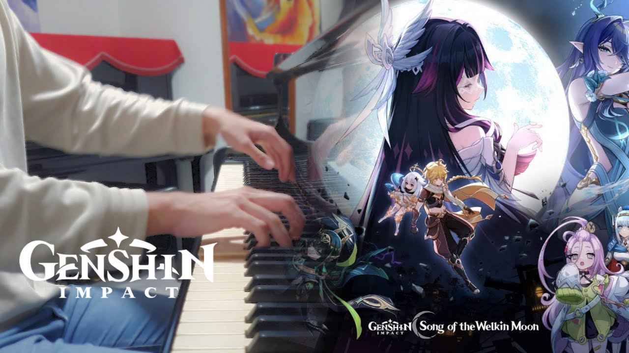 'Lullaby of the New Moon (I): Somnias a Luna' Silvermoon Hall Nod-Krai OST | Genshin Piano + Sheet