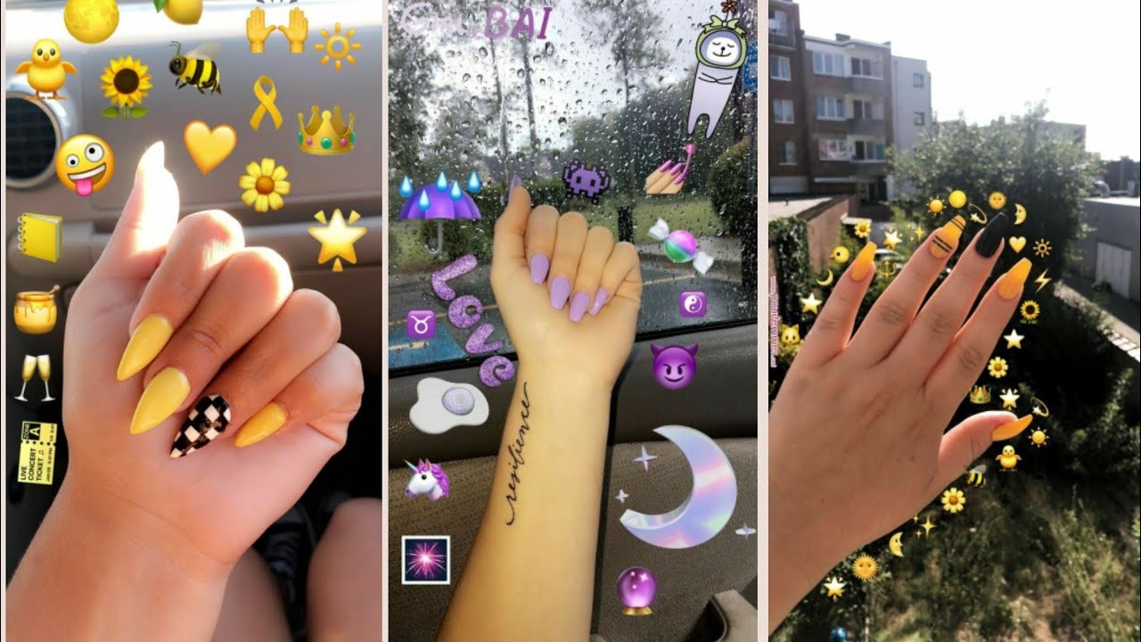 +75 Snapchat nail ideas YouTube