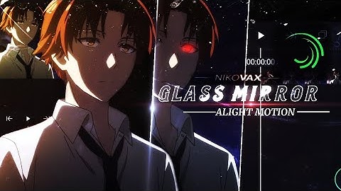 Glass Mirror Effect Like Nikovax | Alight Motion | Tutorial
