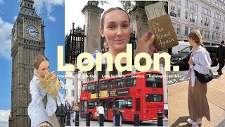 London Diaries ✈ first time exploring the city, long travel day, very touristy things