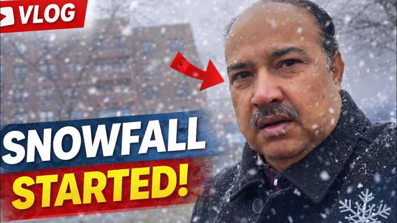SNOWFALL STARTED 🇺🇸 | Life in New York 