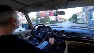 driving a 42 jear old diesel Mercedes W123