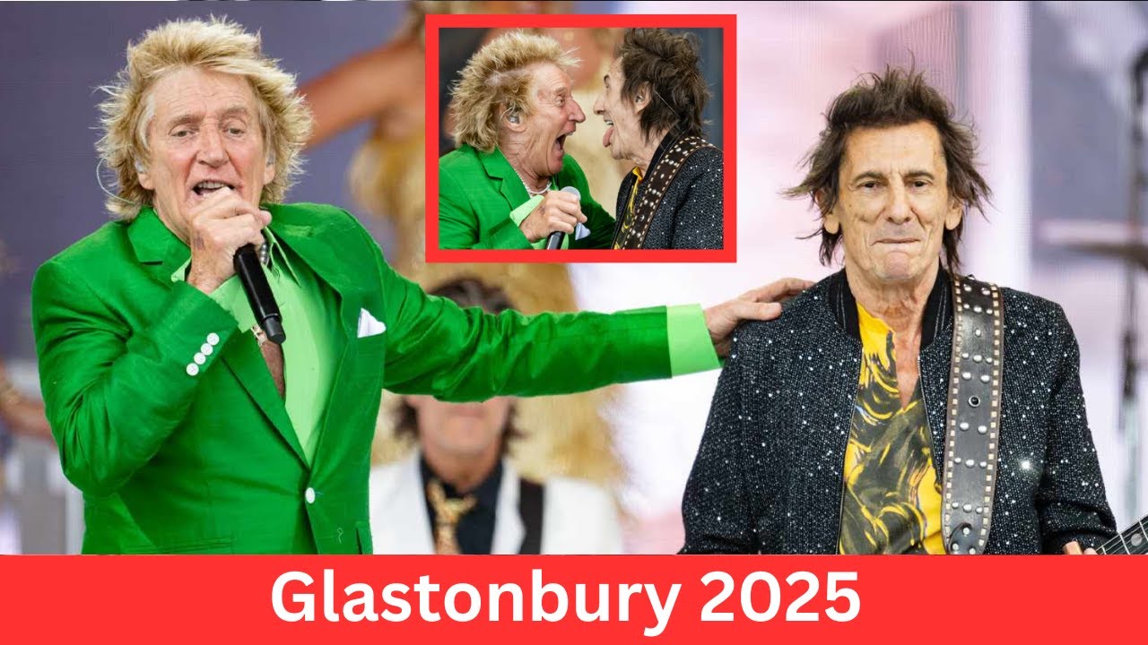 Rod Stewart at Glastonbury 2025 Performance | Rod Stewart and Ronnie Wood Rock Glastonbury 2025