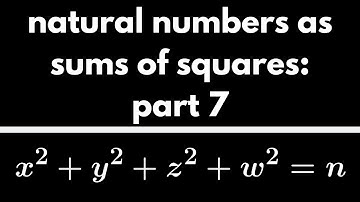 Number Theory | Sums of Squares Part 7.