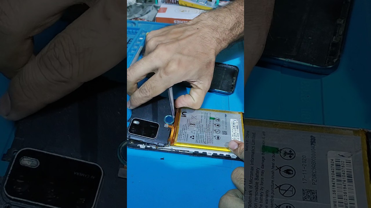 Micromax in note1 folder change shorts|| Micromax mobile lcd change short