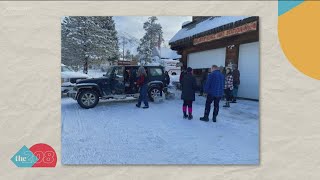 Just in time for Christmas Atlanta, Idaho's mail arrived