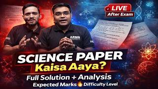 CBSE Class 10 Science Paper Analysis 2026 | Answer Key & Solutions | Arms Junior #cbseclass10