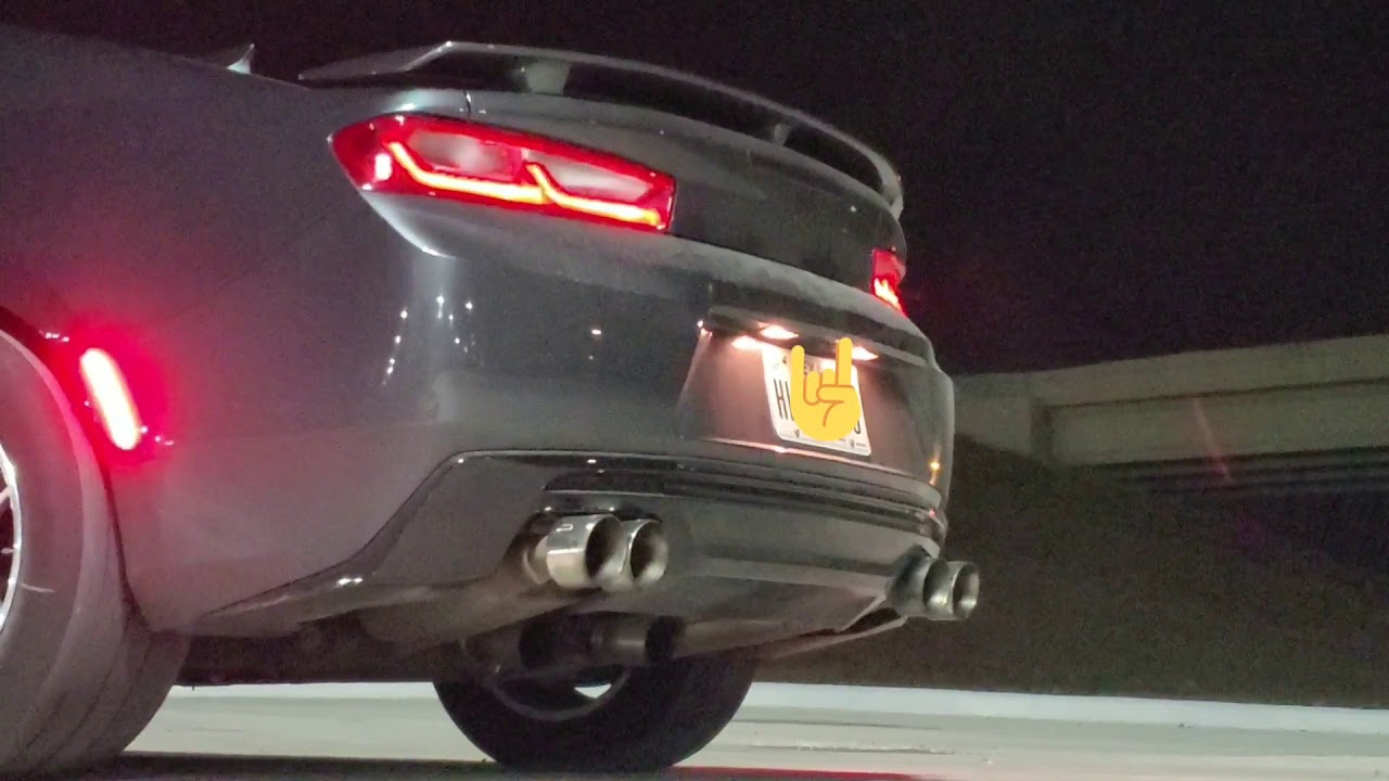 2016 Camaro SS 2 Step! Shooting flames!