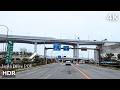Japan 4K Skim|Cloudy Day Drive|Sleep & Relax|POV