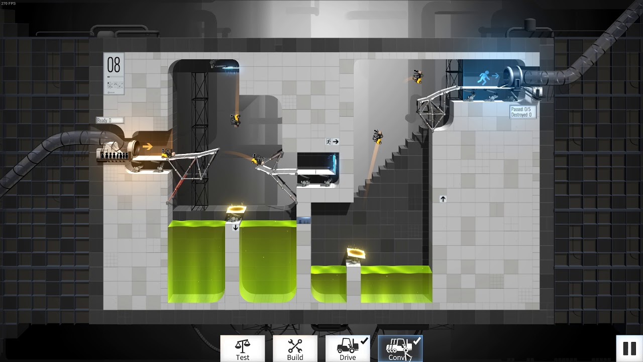 Bridge Constructor Portal Level 8 - YouTube