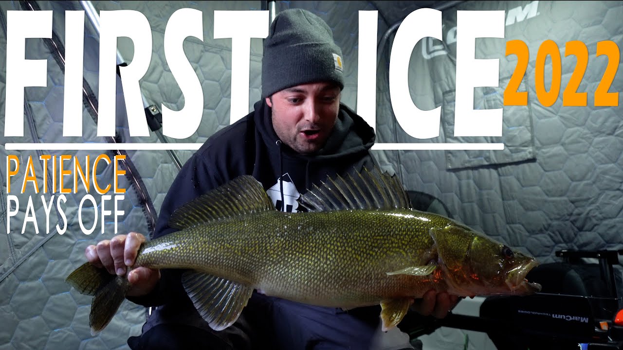 Ice Fishing: Big Walleyes! PK Lures- New Clam X300 Pro Thermal XRT