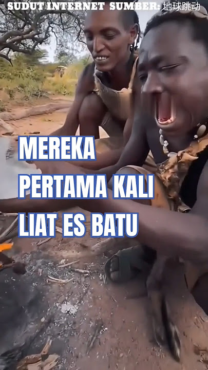 Reaksi orang Afrika melihat es batu #shorts #youtubeshorts #esbatu