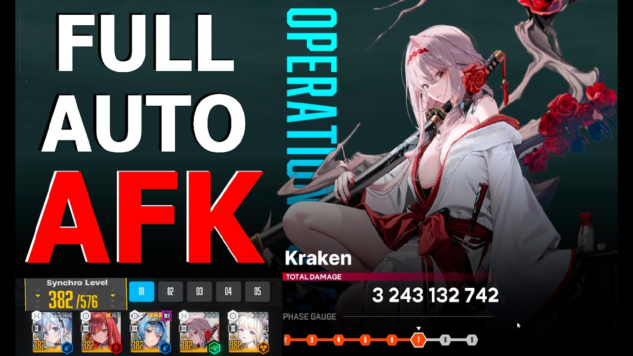 NIKKE: FULL AUTO AFK S7 KRAKEN DAILY CLEAR [Lv382, 661155 CP
