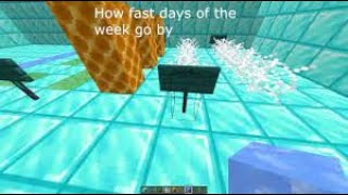 How fast days of the week go by