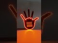 Seven Modle Midlle Finger Light For Car Window