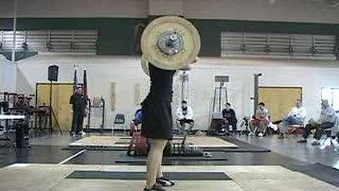 Kathryn Womack: Clean & Jerk #1 - 30 kg