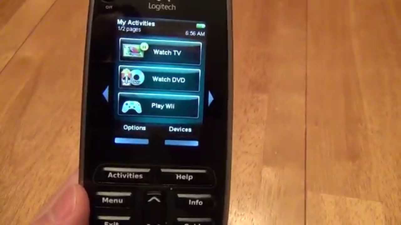 specifikation Indvending Regeneration Logitech Harmony 900 Universal Remote Control Review - YouTube