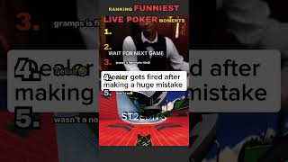 Ranking FUNNIEST LIVE POKER moments 😂