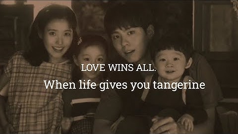 IU - LOVE WINS ALL  । When life gives you tangerine fmv