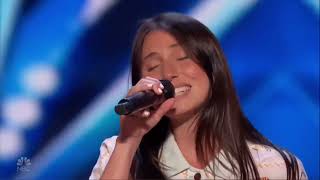 Golden Buzzer Lily Meola S Original Song May Bring Back Childhood Memories Auditions Agt 2022