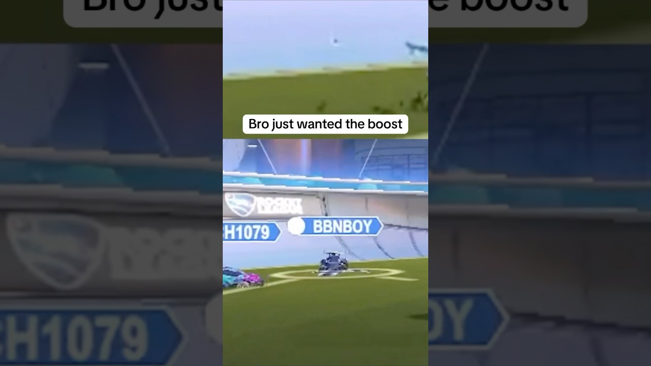 He just really wanted the boost 