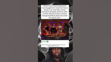 When Taylor Swift flashed her new engagement ring from Travis Kelce in an interview