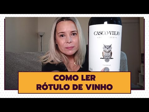 Vídeo: Como Ler Um Rótulo De Vinho