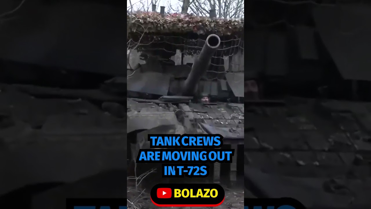 ☢️Tank crews are moving out in T-72s☢️