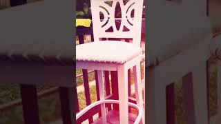 Old Bar Stool Refinish