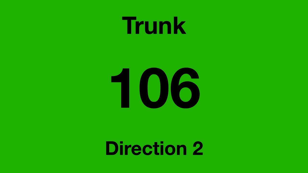 [Tower Transit] Trunk Bus Service 106 - Direction 2 Hyperlapse