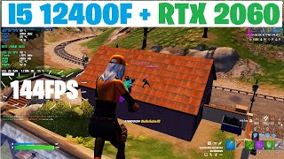 FORTNITE 144FPS EM 2023 - I5 12400F + RTX 2060 6GB