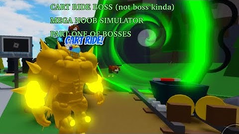 CART RIDE IN MEGA NOOB SIMULATOR!