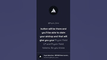 DeFi Airdrop Coming to Pryzm! Claiming Your Tokens & What to Expect