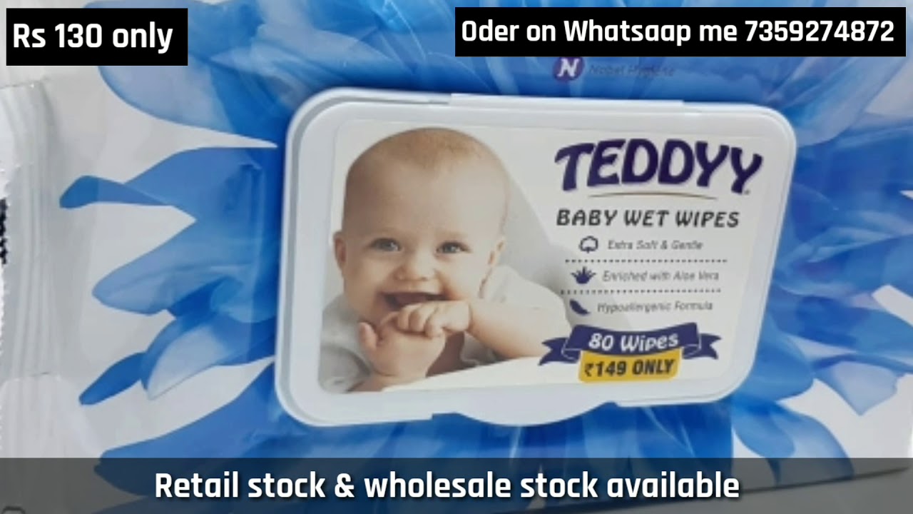 teddyy baby wet wipes