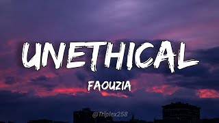 Unethical - Faouzia | Video Lyrics (Letra)