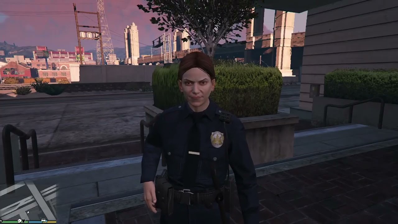 Michael Bully Police as Cop | Grand Theft Auto V