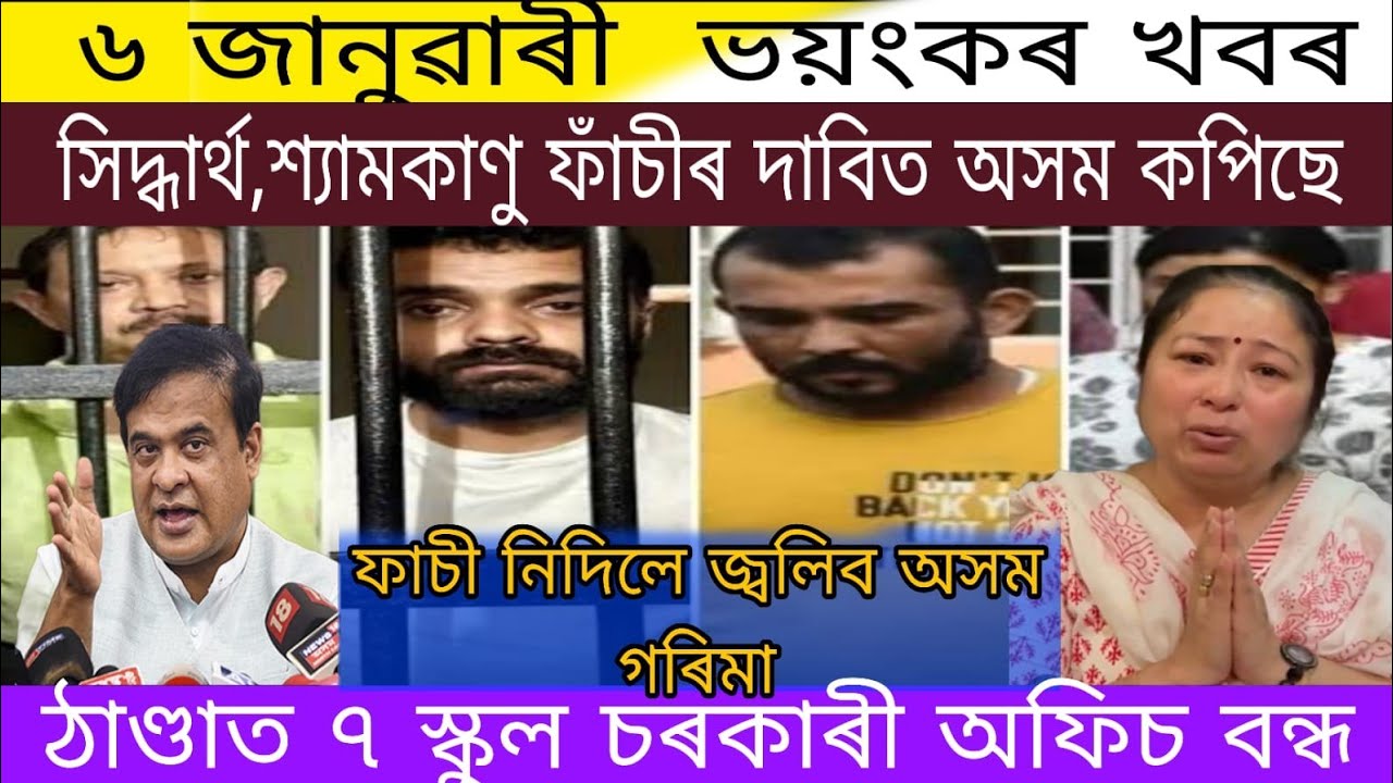 Today 6 January Big Breaking News / Syam kanu Siddarth Shekhar Jail Released / Garima Sharma Garg De